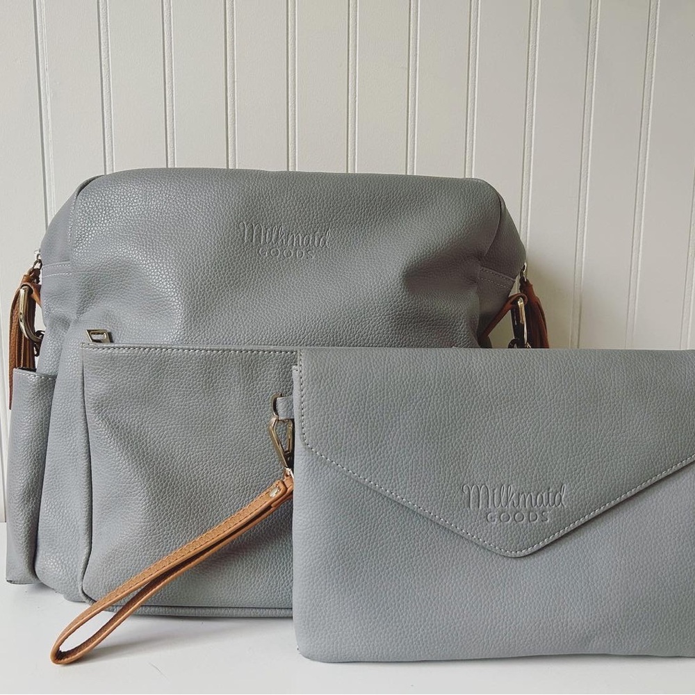 Milkmaid Goods Diaper Bag + Wristlet